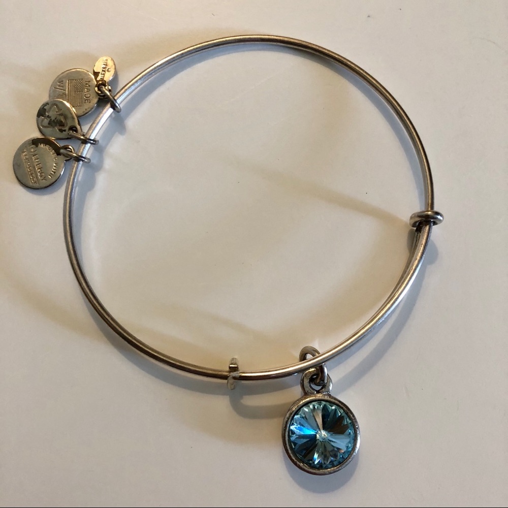 Alex and Ani Aquamarine Birthstone(March) Bracelet